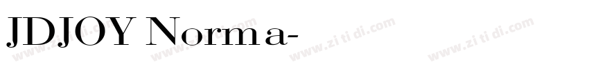JDJOY Norma字体转换